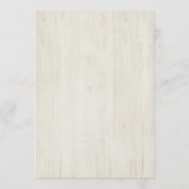 Weddenschap/Bachelorette Party/Birthday Itinerary Programmakaart (Achterkant)