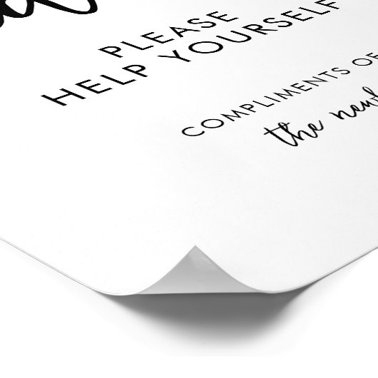 Weddenschap Bathroom Basket voor dames-bruiloft Poster (Hoek)