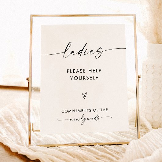 Weddenschap Bathroom | Minimale herroeping Poster