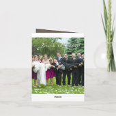 Weddenschap Bedankt (Achterkant)