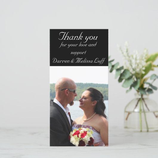 Weddenschap Bedankt (Staand voorkant)