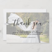 Weddenschap Bedankt Aangepaste persoonlijke foto V (Voorkant)