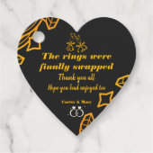 Weddenschap Bedankt Bedankjes Labels (Voorkant)