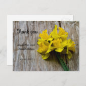 Weddenschap Bedankt Briefkaart (Voorkant / Achterkant)