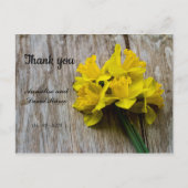 Weddenschap Bedankt Briefkaart (Voorkant)