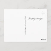 Weddenschap Bedankt Briefkaart (Achterkant)