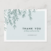 Weddenschap Bedankt Briefkaart (Voorkant)