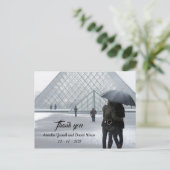 Weddenschap Bedankt Briefkaart (Staand voorkant)