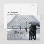 Weddenschap Bedankt Briefkaart (Voorkant / Achterkant)