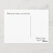 Weddenschap Bedankt Briefkaart (Achterkant)