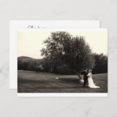 Weddenschap Bedankt Briefkaart (Voorkant / Achterkant)