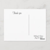 Weddenschap Bedankt Briefkaart (Achterkant)