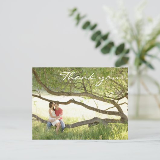 Weddenschap Bedankt Briefkaart (Staand voorkant)