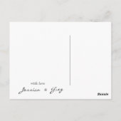 Weddenschap Bedankt Briefkaart (Achterkant)