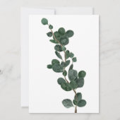 Weddenschap Bedankt Eucalyptus Glitter Leaves (Achterkant)