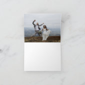 Weddenschap Bedankt Foto Elegant Modern (Binnen)