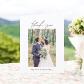 Weddenschap Bedankt Foto minimalistisch