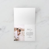 Weddenschap Bedankt Foto minimalistisch (Binnen)