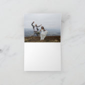 Weddenschap Bedankt Foto minimalistisch Eenvoudig (Binnen)