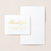 Weddenschap Bedankt Gold of Silver Foil op maat Folie Kaarten (Display)