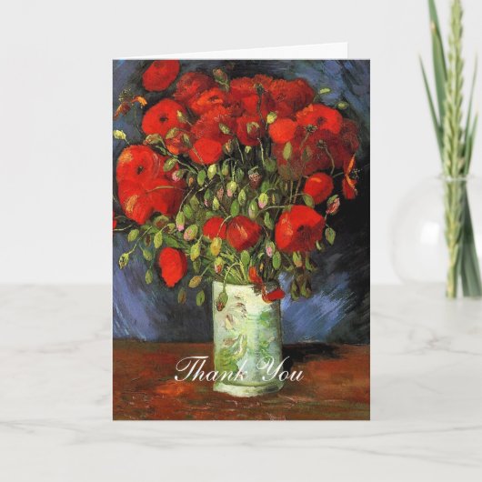 Weddenschap bedankt je notitie Vincent van Gogh (Voorkant)