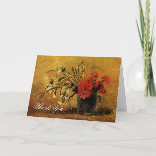 Weddenschap bedankt je notitie Vincent van Gogh Ca (Voorkant)