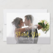 Weddenschap  Bedankt kaart (Voorkant)
