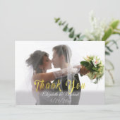 Weddenschap  Bedankt kaart (Staand voorkant)