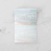 Weddenschap Bedankt | Modern Monogram Beach Wedden (Binnen)