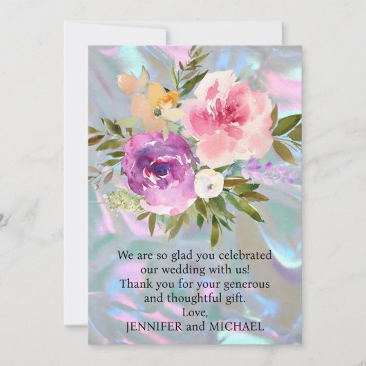 Weddenschap Bedankt Opmerking (Voorkant)