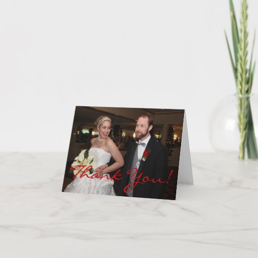 Weddenschap Bedankt Opmerking (Voorkant)