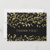 Weddenschap Bedankt Opmerking Gold Foil Confetti (Voorkant)
