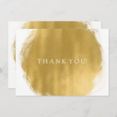 Weddenschap Bedankt Opmerking Gold Paint Kijk (Voorkant / Achterkant)