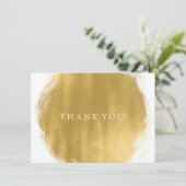 Weddenschap Bedankt Opmerking Gold Paint Kijk (Staand voorkant)