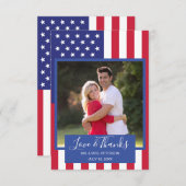 Weddenschap Bedankt Patriottische Amerikaanse vlag (Voorkant / Achterkant)