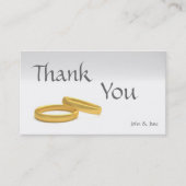 Weddenschap Bedankt Visitekaartje (Voorkant)