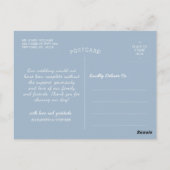 Weddenschap Bedankt voor de grafische Waterverf Su Briefkaart (Achterkant)