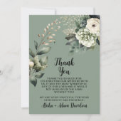 Weddenschap Bedankt voor je creditcard Sage en Blu (Voorkant)