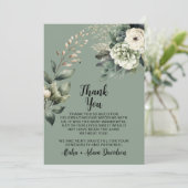 Weddenschap Bedankt voor je creditcard Sage en Blu (Staand voorkant)