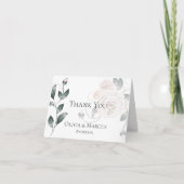 Weddenschap Bedankt | Waterverf Roos roze (Voorkant)