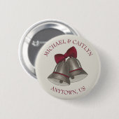 Weddenschap Bells Verloving Vrijgezellenfeest Ronde Button 5,7 Cm (Voorkant /achterkant)