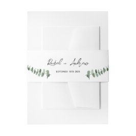 Weddenschap Belly Band Uitnodigingen Wikkel