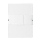 Weddenschap Belly Band Uitnodigingen Wikkel (Achterkant Voorbeeld)