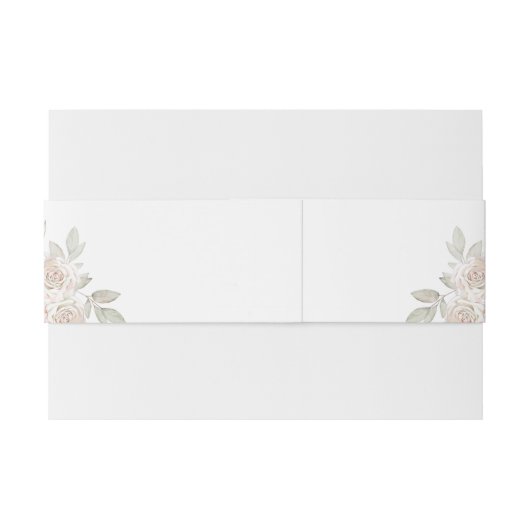 Weddenschap Belly Band Uitnodigingen Wikkel (Achterkant Voorbeeld)