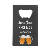 Weddenschap Beste man Bachelor Party Favor Beer Ch Creditkaart Flessenopener (Voorkant)