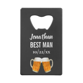 Weddenschap Beste man Bachelor Party Favor Beer Ch Creditkaart Flessenopener