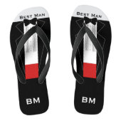 Weddenschap Beste man Op maat gepersonaliseerde Tu Teenslippers (Voetbed)