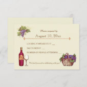 Weddenschap bij de Kaart van de wijnbouw (Voorkant / Achterkant)