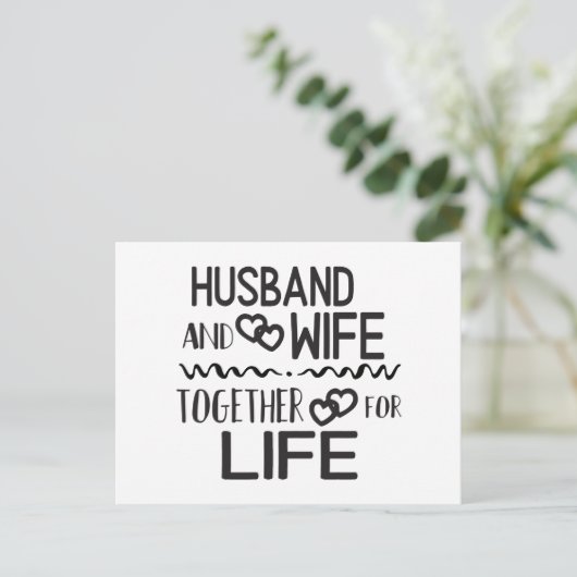 Weddenschap Black White Bride Groom Love Jubileum Briefkaart (Staand voorkant)