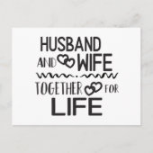 Weddenschap Black White Bride Groom Love Jubileum Briefkaart (Voorkant)
